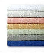 SFERRA  MORESCO TIN 2pc WASH TOWELS 12”sq JACQUARD  MOTIF NWT - $29.41