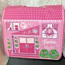 Barbie Suitcase Playhouse with Bonus Items Sides Zipper Closed - £32.91 GBP