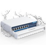 8 Port PoE Switch Gigabit Waterproof Outdoor Ethernet Unmanaged Network ... - £117.87 GBP