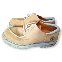 TIMBERLAND 59006 0978 Wheat Nubuck Leather Plain Toe CASUAL OXFORDS Size... - $31.40