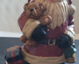 Santa Clause Christmas Ornament Teddy Bear Bell Gifts Resin Tabletop Dec... - $273.83 MXN