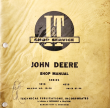 1963 John Deere Shop Manual Implement Tractors Series 3010 4010 Farming ... - $909.70 MXN