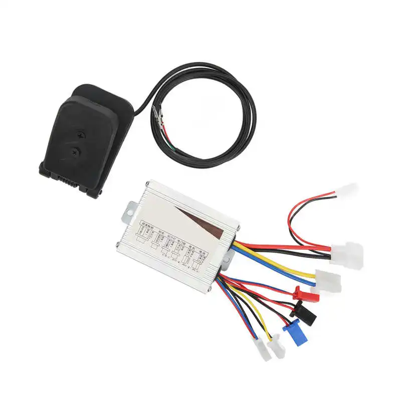DC24V 500W Brushed Motor Controller with Throttle Pedal Kit for Electric Bike - £27.94 GBP