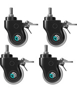 ONKRON Designer Caster Wheels 3 Inch for Mobile TV Stand with Double Saf... - $76.57 CAD