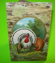Thanksgiving Postcard Vintage Embossed Art Series 20 Gold Accents Unused Antique - £6.51 GBP
