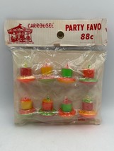 Vtg Carrousel 70s Party Favors Tops Top Toys Colorful Sealed Rare - $24.08