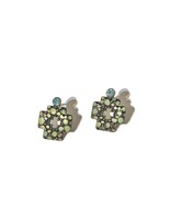 Jeweled Fashion Beaded Pierced Earrings No Backs .5 Inch - $11.22 CAD