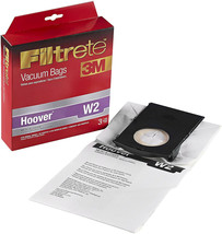 NEW 3M Filtrete Hoover W2 Micro Allergen Vacuum Bags (3-PK) windtunnel uprights - £9.25 GBP