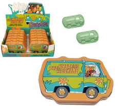 Scooby-Doo Mystery Machine Sour Green Candy Embossed Metal Tins Box of 1... - £34.79 GBP