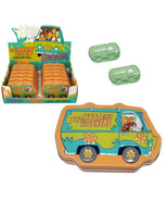 Scooby-Doo Mystery Machine Sour Green Candy Embossed Metal Tins Box of 1... - £34.75 GBP