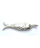 Acts Fish Pendant Charm .925 Sterling Silver - £15.79 GBP