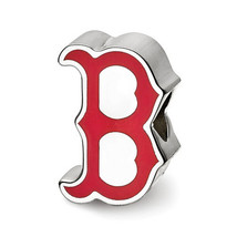 SS MLB  Boston Red Sox B Enameled Logo Bead - £54.40 GBP