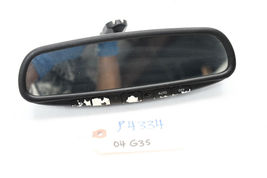 2003-2007 INFINITI G35 COUPE INTERIOR REAR VIEW MIRROR AUTO DIM HOMELINK P4334 image 9