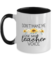 Mom Mugs Mom Or Grandma - Teacher Voice Black-2T-Mug - £14.34 GBP