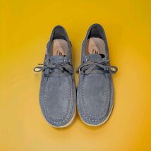 TRULAND Leather Oxford Shoes Suede Lace Up Moc Toe Low Platform Size 8.5 - $34.64