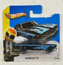 Hot Wheels &#39;69 Chevelle SS 396 214/250 Black w/Blue Flames 2007 New Sealed - £9.38 GBP