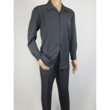 Men's MONTIQUE Two Piece Set Walking Leisure Suit Long Sleeves 1641 Gray image 3