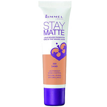 Rimmel Stay Matte Liquid Mousse Foundation - 300 Sand (6 Pack) - $27.26