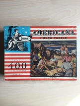 Vintage 30s Jaymar Americana Puzzle- #4000 "Beach Picnic"  image 4