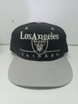 VINTAGE 1987 &quot;EASTPORT&quot; LOS ANGELES RAIDERS SNAPBACK CAP EMBROIDERED - £31.39 GBP
