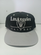 Vintage 1987 "Eastport" Los Angeles Raiders Snapback Cap Embroidered - £31.35 GBP