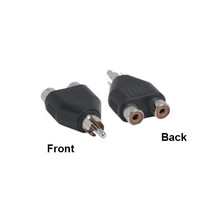 Kentek RCA Male to 2-RCA Female Adapter Converter Connector Audio for TV... - $12.34