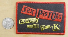 SEX PISTOLS ANARCHY IN THE PREK IRON-ON / SEW-ON  PATCH MUSIC / DECOR 4&quot;... - £4.16 GBP