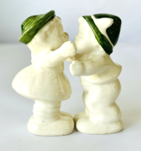 Goebel Kissing Irish Girl &amp; Boy Salt &amp; Pepper Shakers Vintage St Patrick&#39;s Day - £19.32 GBP