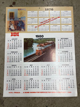 Rare Frisco St. Louis San Francisco Railway Co. 1980 Wall Calendar 20”x25” - £11.87 GBP