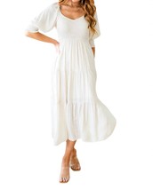 Mittoshop Bellisima Tiered Midi Dress Size S - $22.77