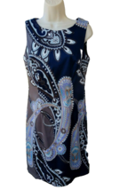 Connected Apparel Women&#39;s Sheath Dress Sleeveless Size 6 Stylish Designer - $15.35