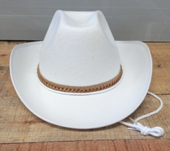 Forum Novelties Faux Suede Adult Cowboy Costume Hat, WHITE - One Size - £11.19 GBP