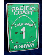 PACIFIC COAST HIGHWAY - *US MADE* Embossed Sign - Man Cave Garage Bar Wa... - £12.44 GBP