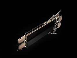 Donatus Black Smooth Leather  V-Cut cigar cutter and box opener NIB image 8