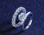 D rings for women wedding engagement promise ring classic 925 sterling silver fine thumb155 crop
