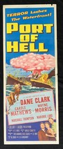 Port Of Hell Insert Movie Poster 1954 Dane Clark - £59.06 GBP