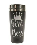 Custom Personalized 16 oz Insulated Double Wall Stainless Travel Cup Mug... - £13.96 GBP