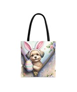 Tote Bag, Easter, Cute Dog with Bunny Ears, Personalised/Non-Personalise... - £22.01 GBP+
