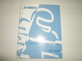 Yamaha YZ125S Servizio Riparazione Negozio Manuale OEM LIT-11626-17-37 - £19.17 GBP