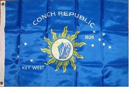 2x3 Key West Conch Republic Double Sided Solarmax Nylon 2ply Flag 2'x3' - £22.66 GBP
