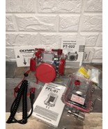 Olympus Tough Red PFL-01 &amp; PT-022 Underwater Camera Cases Bundle Lot Of ... - $383.25 CAD