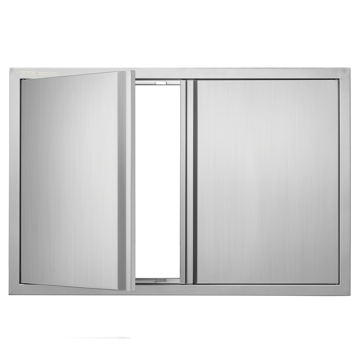VEVOR BBQ Access Door, 36W x 24H in, 2 Outdoor Kitchen Door,  Flush Moun... - $78.90
