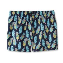 Roebuck &amp; Co Men&#39;s Swim Trunks Shorts Size Medium Navy Feathers NEW - £15.32 GBP