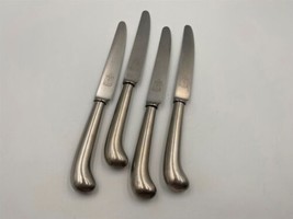 Set of 4 Kirk &amp; Matz Stainless Steel QUEEN ANNE Satin Dinner Knives - $79.99