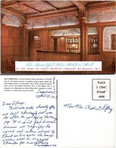 Wisconsin Milwaukee Blue Ribbon Hall Postcard Written On VTG Postcard - £7.34 GBP