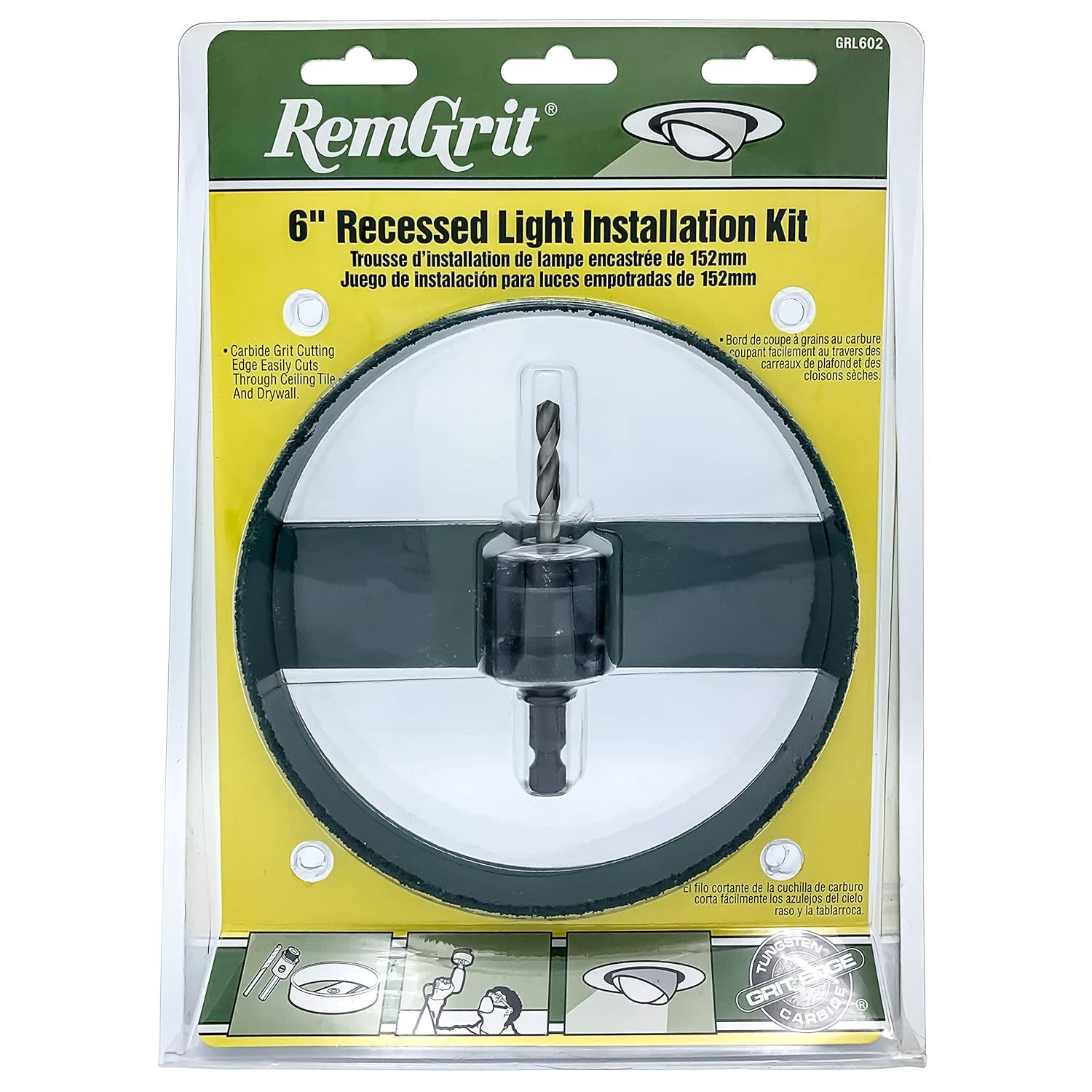 Disston E0101682 6&quot; Clamshelled Remgrit Carbide Grit Installation Kits 1... - $31.99