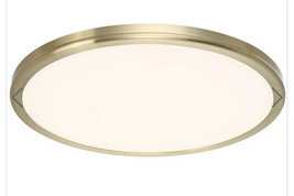 Wac Lighting FM-4615-30-BR Flush Mount 15 inch LED Ceiling Light - Brushed Brass - £150.22 GBP