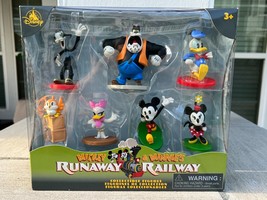 Disney Mickey And Minnie Runaway Railroad Collectible Small Figurine Set New -A - £19.73 GBP
