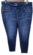Chico&#39;s Womens Jegging Jeans 1.5 Size 10 Blue Pull On Soft Stretch High ... - $21.59
