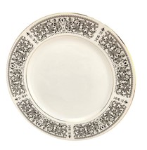 Royal Wentworth Ambassador 8692 Fine China Dinner Plate Set Of 2 Black &amp;... - £24.85 GBP